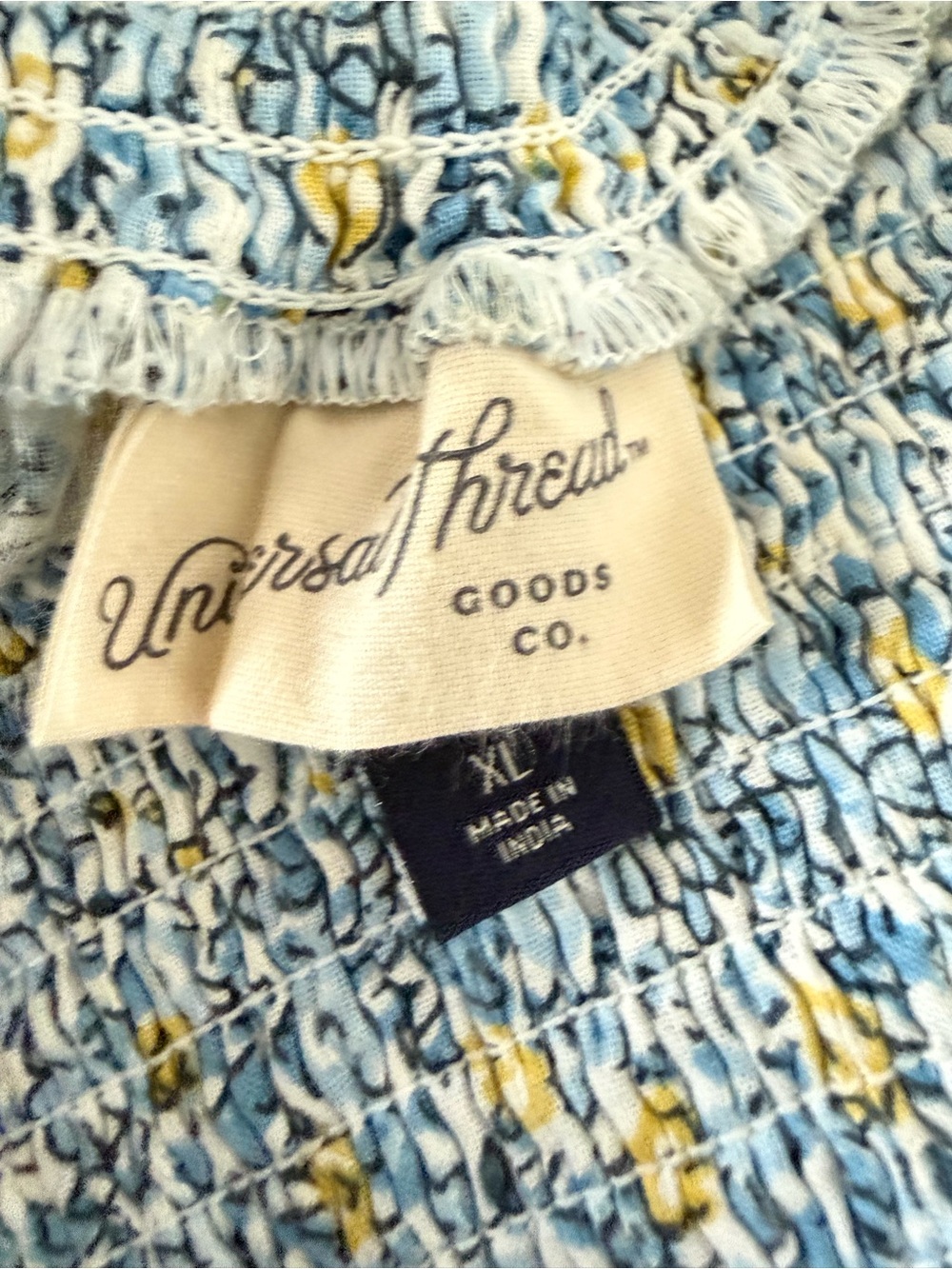 Universal Thread Light Blue Floral Tiered Maxi Skirt - Picture 2 of 2